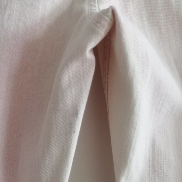 Hudson Lilly Midrise Skinny Jeans Light Pink White - Picture 13 of 13